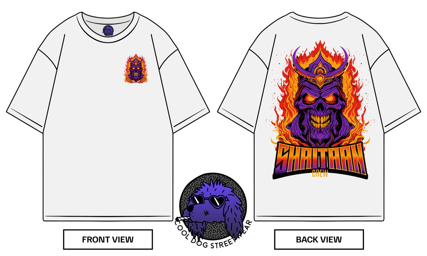 Cool Dog Street Wear - SHAITAAN OVERSIZE T-SHIRT